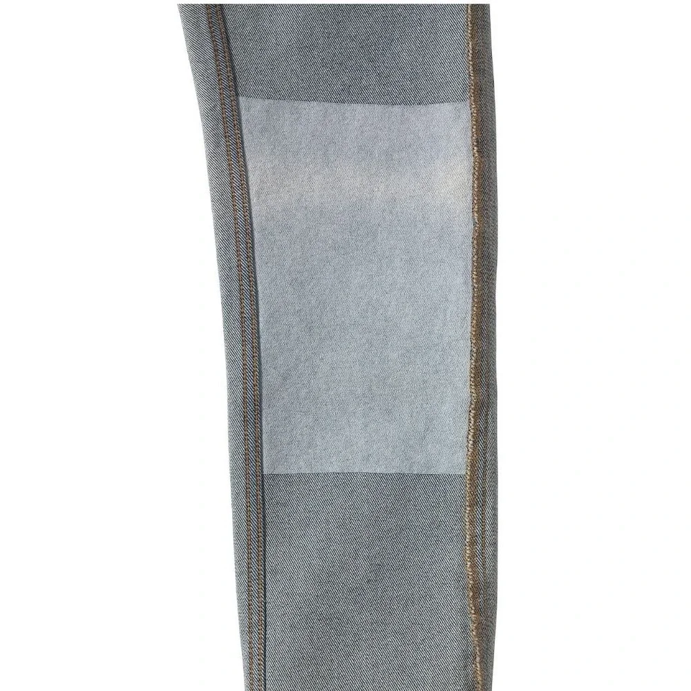 Lands End Kids Iron Knee Pull-On‎ Jeans Blue Denim Rib Waist XL 18H-20H Husky
